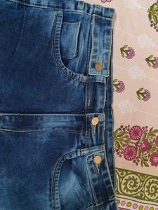 Stylish Blue Wash Denim Jeans