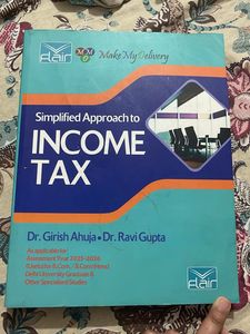 Income Tax book by Girish Ahuja