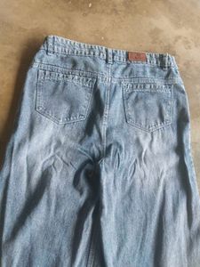 light blue faded jean