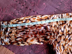 Animal Print Satin Top (Looks almost new)