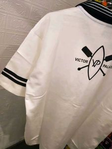 GRAPHIC PRINTED UNISEX OVERSIZE COLLAR TEE 😎🔥👀