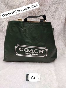 Coach Convertible  BrownTote Bag