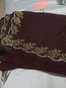 Embellished Silk Saree