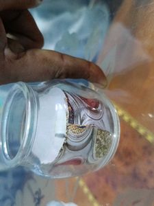 Glass Jar contener with Lid