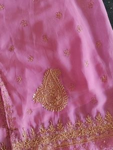 Beautiful Lavender Kurta with handwork embroidery