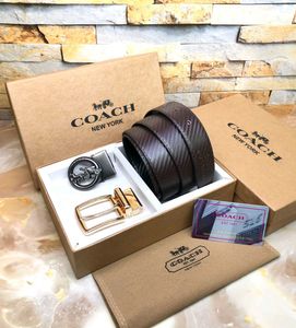 Coach Double Buckle Belt First Copy