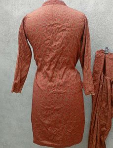 Semi Winter Shalwar Kamiz Set