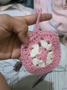 Handmade Crochet Flower Applique