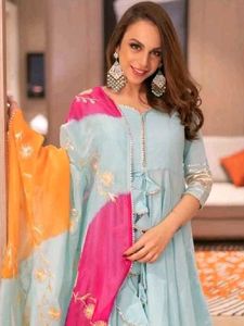 sky-blue sarara suit for women