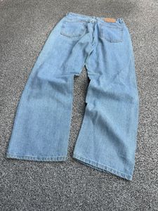 Light Wash Wide Leg Jeans