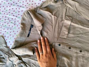 Stylish Khaki Shirt kurta