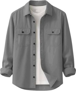 DEELMO Men’s Stylish Cotton Blend Casual Shirt ||