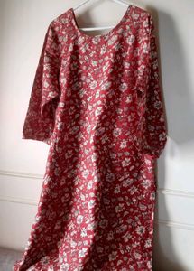 Unused Pure Cotton Gottapatti work kurti