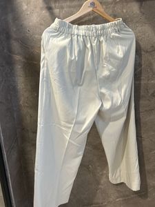 Cream Wide Leg Pants