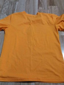 Orange T-Shirt with Cute Graphic