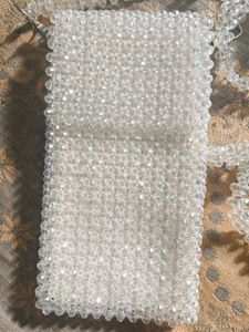 Elegant Beaded Clutch Bag