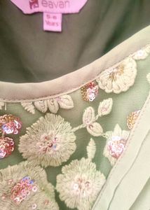 Girls' Green Occasion Dress