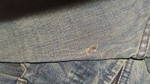 acid wash blue jeans