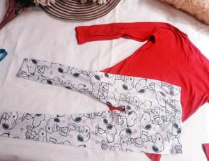 Very Beautiful Girls Red Top And Legging