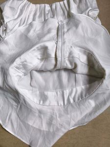 Elegant White Flowy top