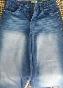 New Stylish Wide Leg Denim Jeans