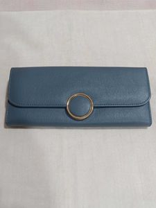 Signature Blue Clutch
