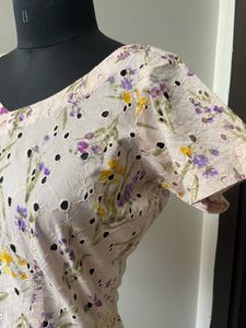 Floral Embroidered Fit &amp; Flare Dress