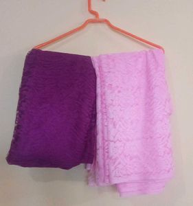 Vibrant Purple & Pink Saree combo