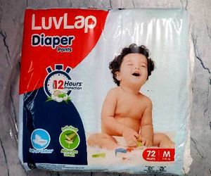 LuvLap Diaper Pants Size M - 72 Pcs