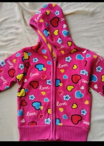 Cute Kids Pink Jacket &amp; Jeans Set