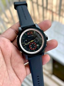 Armani Exchange Black Chronograph Watch