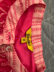 global desi -Vibrant Pink Printed Top