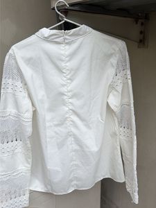 Elegant White Lace Blouse