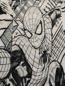 Spider-Man Graphic Print Short Sleeve Shirt