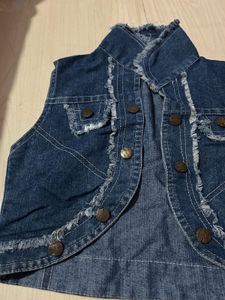 Denim Vest Jacket
