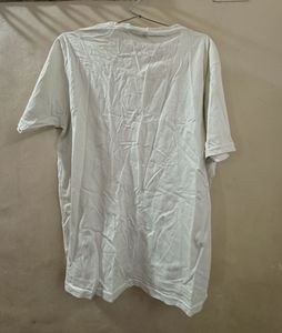 White Feather Print T-Shirt