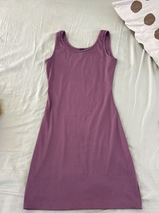 Ribbed Mini Tank Dress