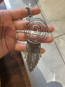 Unique Spiral Tassel Pendant Necklace