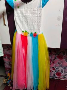 Rainbow Unicorn Party Dress