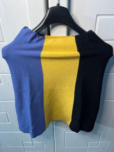 Color Block Knit Skirt