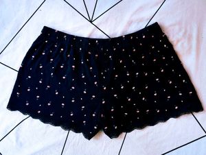 Cute Floral Print Pajama Shorts