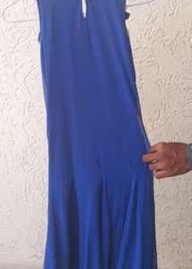 Royal Blue Embellished Ethnic Gown
