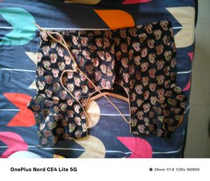 Black Printed Blouse