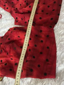 Embellished Red Saree(FIXED) buy1get1