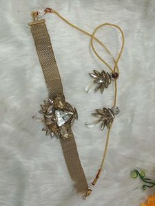 multi designer antic  lock silk handmade naickearr