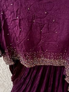 Elegant Beaded Ethnic Gown
