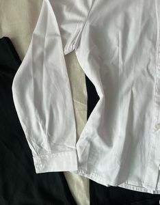 Classic White Button-Down Shirt