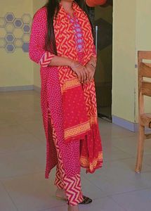 Vibrant Pink Ethnic Kurta Set