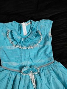 Adorable Blue Dress for Girls