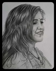 Hand-Drawn Portrait Sketch